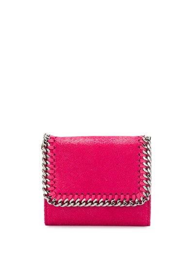 Stella Mccartney Falabella Wallet In Pink