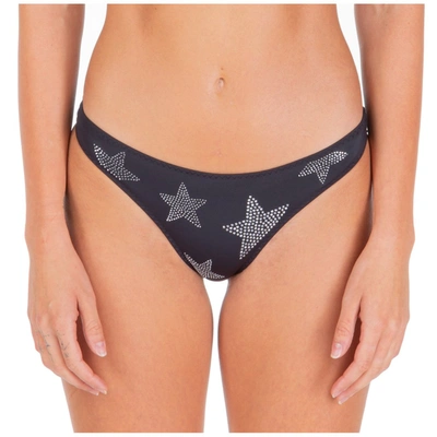 Stella Mccartney Studded Stars Bikini Briefs In Black