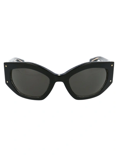 Missoni Rectangular Framed Sunglasses In Black