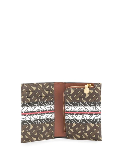 Burberry Vivian Tb Monogram E-canvas Strap In Brown