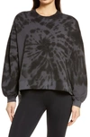 Electric & Rose Neil Tie Dye Sweatshirt In Onyx