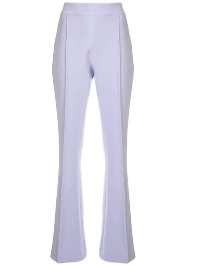 Maticevski High-waist Flared Trousers In Purple