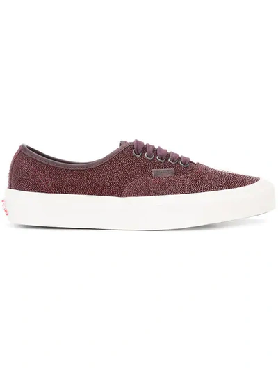 Vans Vault Authentic Lx Stingray Sneakers In Red