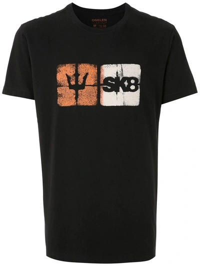 Osklen Sk8 Vintage T-shirt In Black