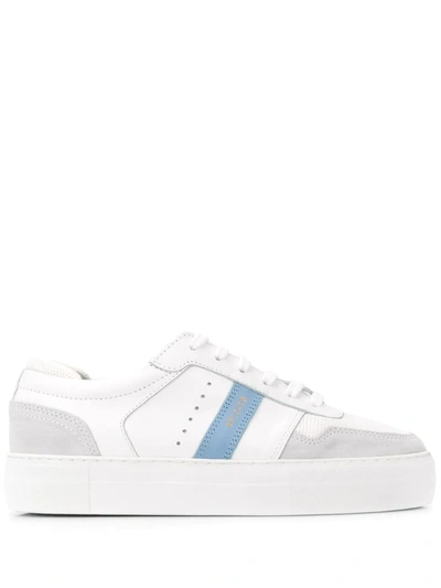 Axel Arigato Detailed Platform Low-top Leather Trainers In White