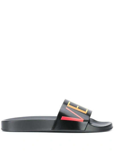 Versace Trouseroletten Mit Logo In Black