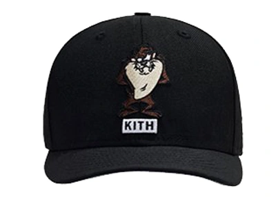 Pre-owned Kith  X Looney Tunes X New Era Taz 59fifty Cap Black