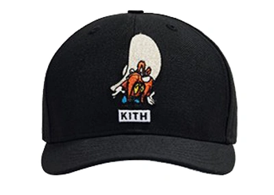 Pre-owned Kith  X Looney Tunes X New Era Yosemite 59fifty Cap Black