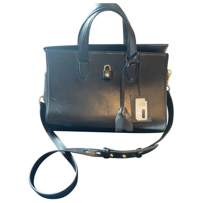 Pre-owned Alexander Wang Leather Handbag In Black