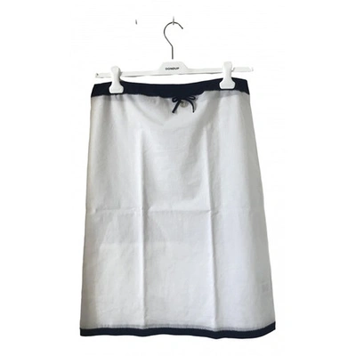 Pre-owned Fendi White Cotton Swimwear