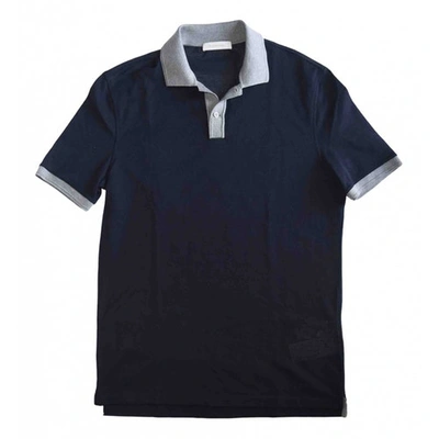 Pre-owned Ermenegildo Zegna Polo Shirt In Blue