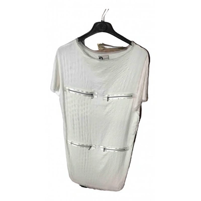 Pre-owned Lanvin Mid-length Dress In White