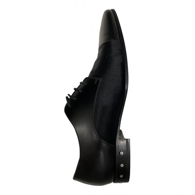 Pre-owned Dsquared2 Lace Ups In Black