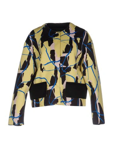 Cedric Charlier Jackets In Yellow