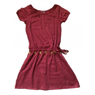 Pre-owned Sonia Rykiel Pink Linen Dress