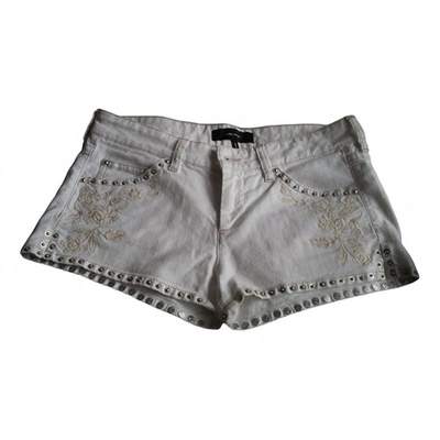 Pre-owned Isabel Marant Ecru Denim - Jeans Shorts