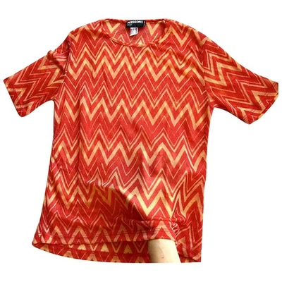 Pre-owned Missoni T-shirt In Red