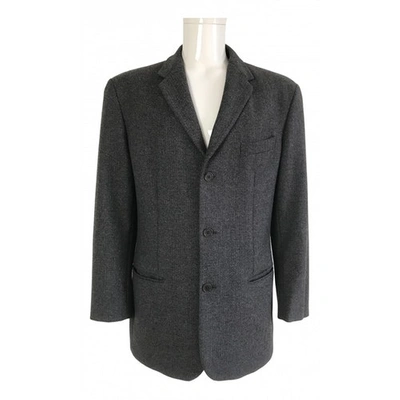 Pre-owned Emporio Armani Wool Waistcoat In Grey