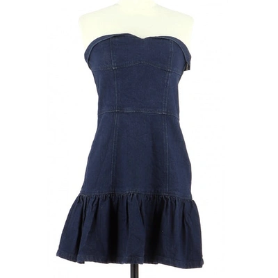 Pre-owned Maje Dress In Blue