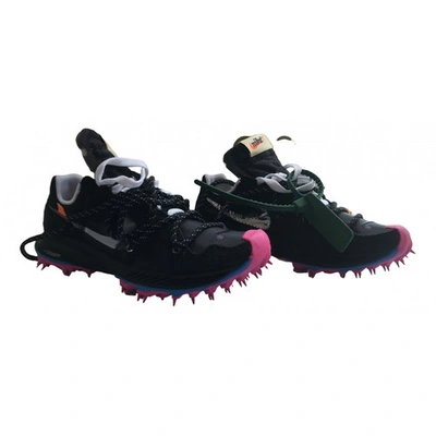 Pre-owned Nike X Off-white Zoom Terra Kiger 5 Trainers In Black