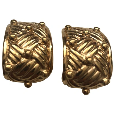 Pre-owned Carven Gold Metal Earrings