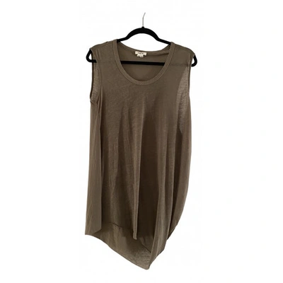 Pre-owned Helmut Lang Tunic In Brown