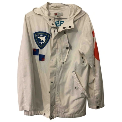 Pre-owned Diesel White Cotton Jacket