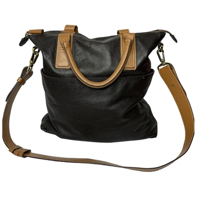 Pre-owned Reiss Leather Bag In Brown