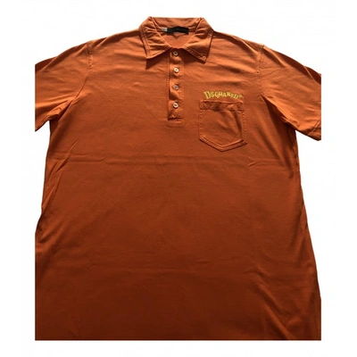 Pre-owned Dsquared2 Polo Shirt In Orange