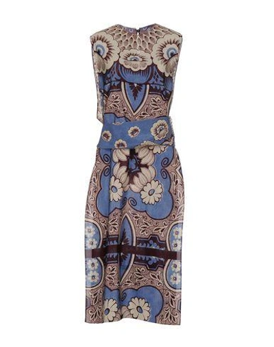 Valentino Knee-length Dresses In Slate Blue