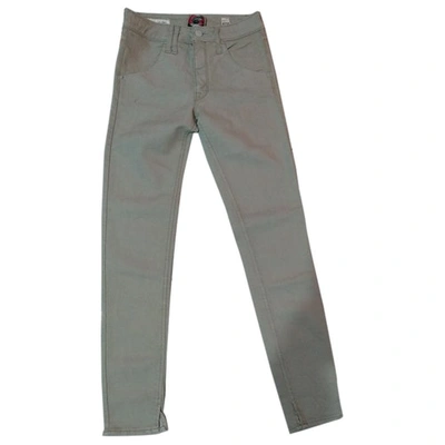 Pre-owned Cycle Beige Cotton - Elasthane Jeans