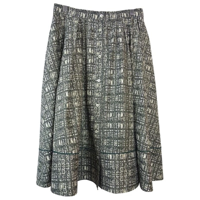 Pre-owned Aquilano Rimondi Mid-length Skirt In Green