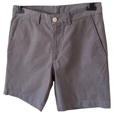 Pre-owned Mauro Grifoni Grey Cotton Shorts
