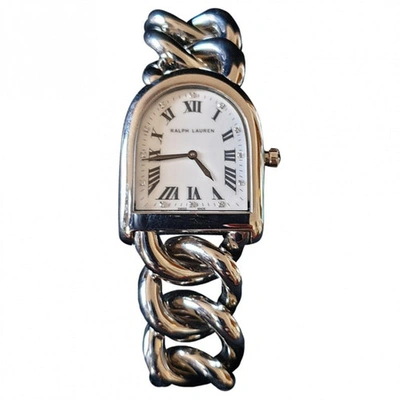 Pre-owned Ralph Lauren Watch In Silver