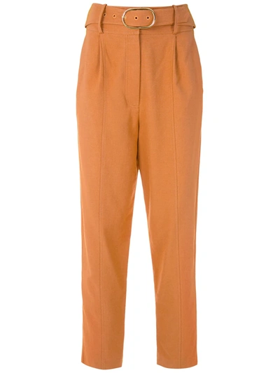 Nk Cotton Flame Claire Trousers In Orange