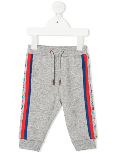 Marc Jacobs Babies' Side Stripe Track Trousers In Grey