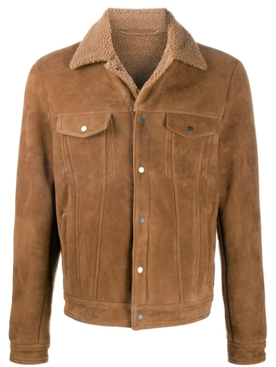 Salvatore Santoro Flap-pocket Jacket In Brown