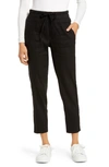 Kut From The Kloth Drawcord Waist Crop Pants In Black