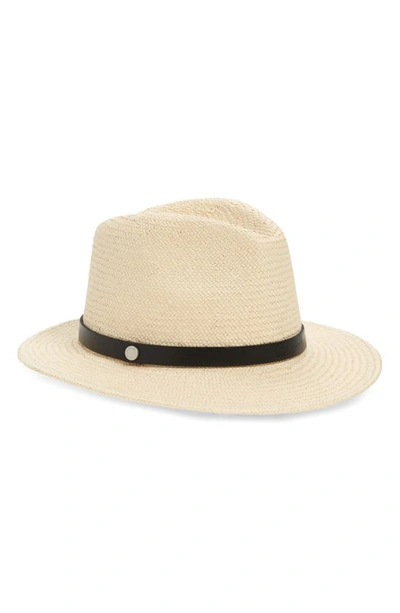 Allsaints Straw Fedora In Natural