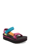 Teva 'universal' Flatform Sandal In Retro Multi