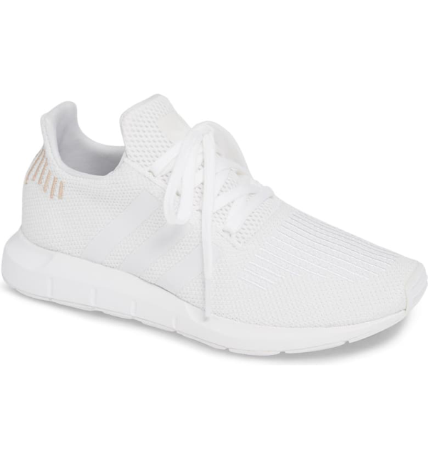 adidas swift run white and crystal shoes