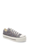 Converse Chuck Taylor All Star Platform Sneaker In Black/ Multi/ White