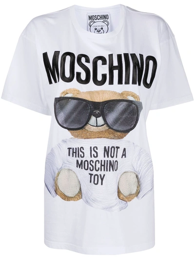 Moschino Teddy Bear-print T-shirt In White