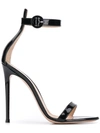 Gianvito Rossi Ankle Strap Sandals In Black