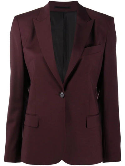 Filippa K Sasha Cool Wool Blazer In Red