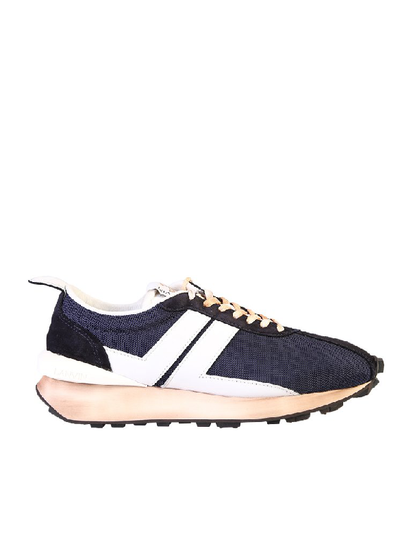 lanvin bumper sneaker on feet