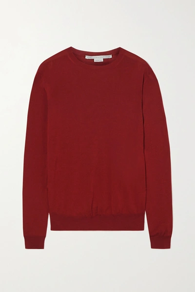 Stella Mccartney Wool Sweater In Red