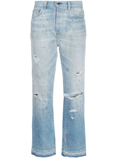 Amiri Fez Balloon Leg Trousers In White
