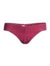 Hanky Panky Signature Lace Original Rise Thong In Dark Pomegranate