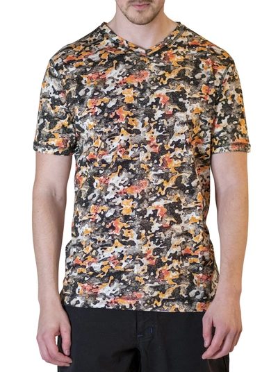 Robert Graham Macro Island Camo T-shirt In Multi